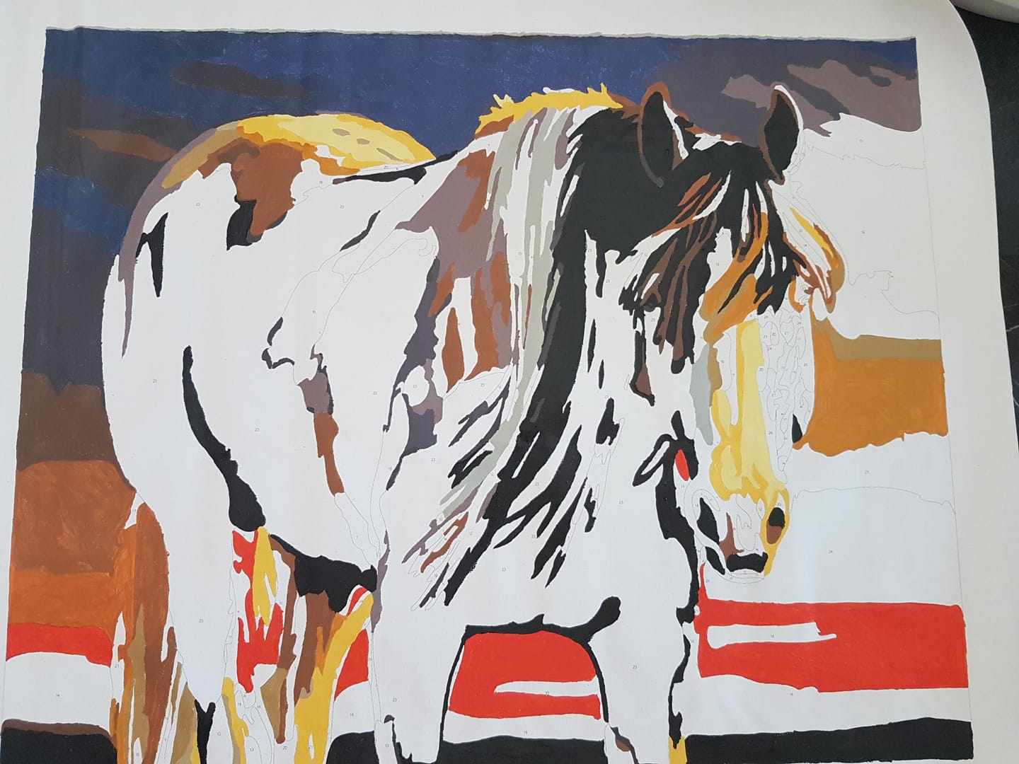 Customer photo review of Cheval marron et blanc