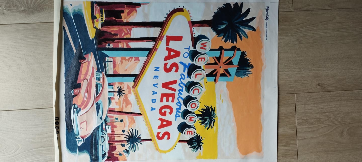 Customer photo review of Affiche Vintage Las Vegas