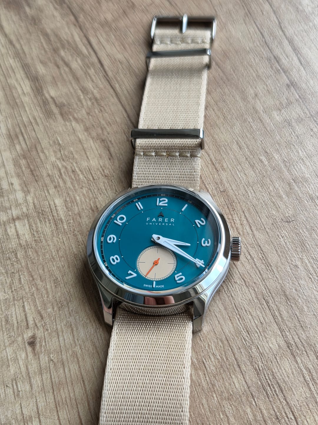 Customer photo review of Sahara Premium Nylon Watch Strap