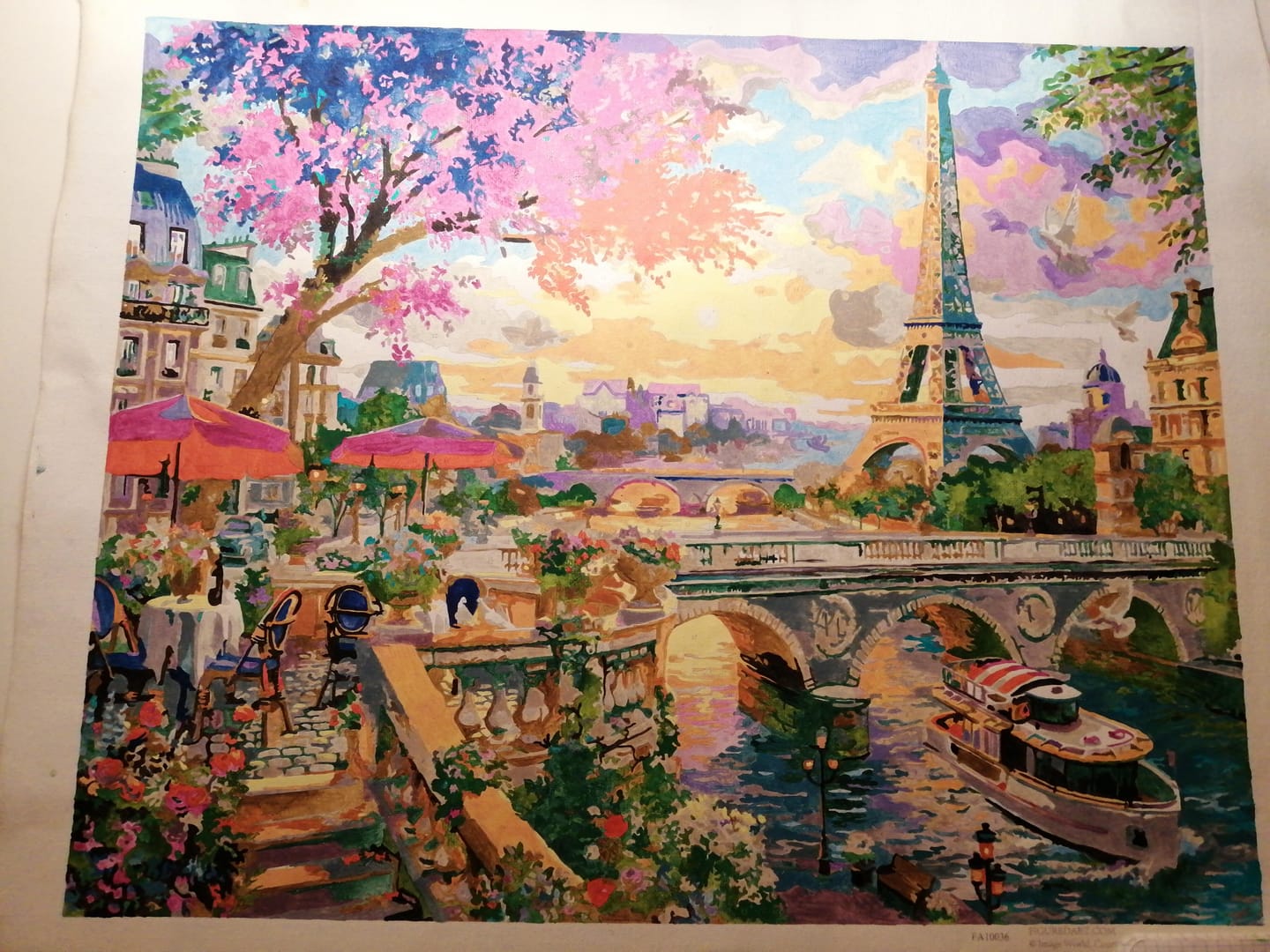 Customer photo review of Diner en bords de Seine