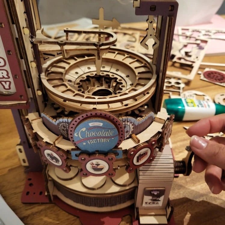 Customer photo review of Puzzle 3D Usine de Chocolat Marbre
