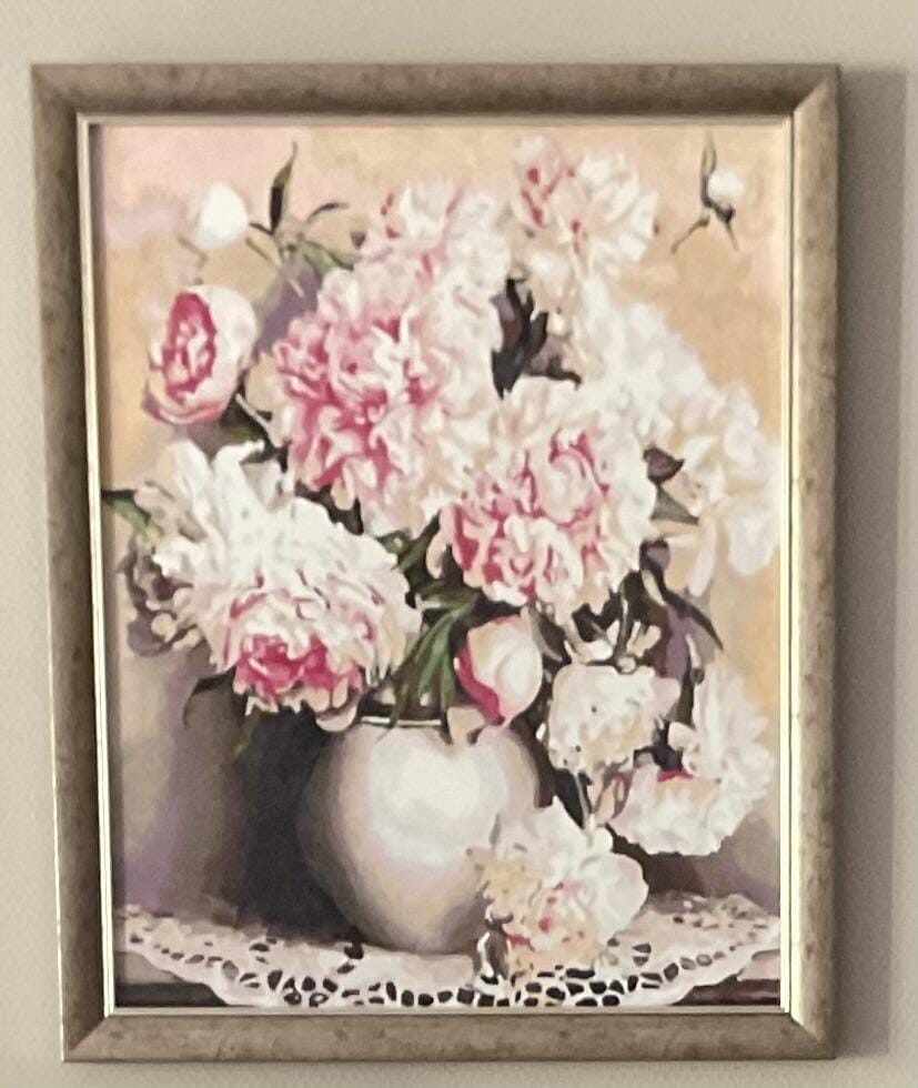 Customer photo review of Vase de Pivoines