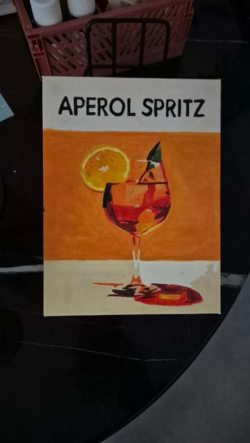 Customer photo review of Mini Peinture par numéros 15x20cm (6 pièces) - Série Art Mixologie de Bar Moderne 1
