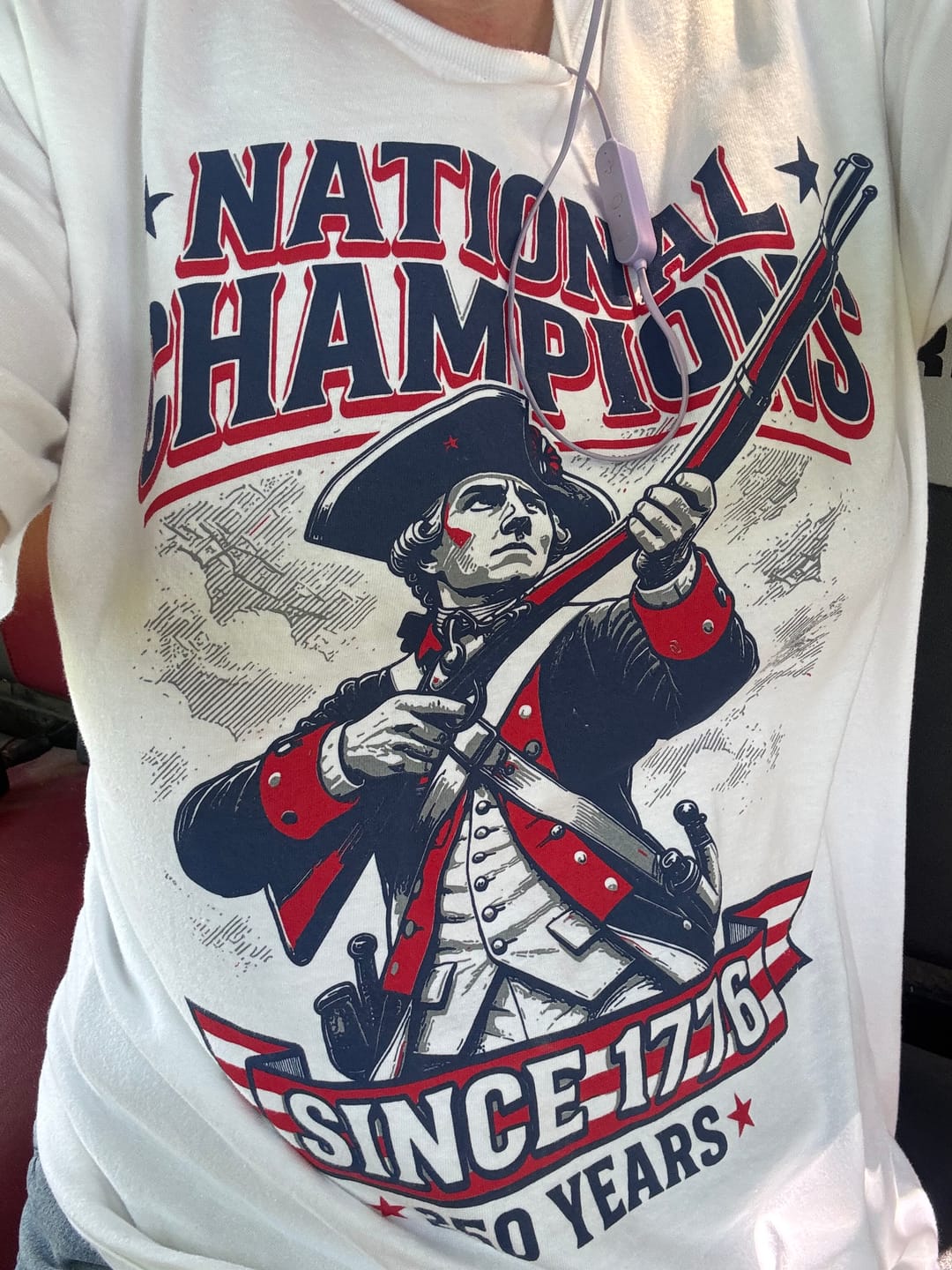 Customer photo review of National Champions T-shirt