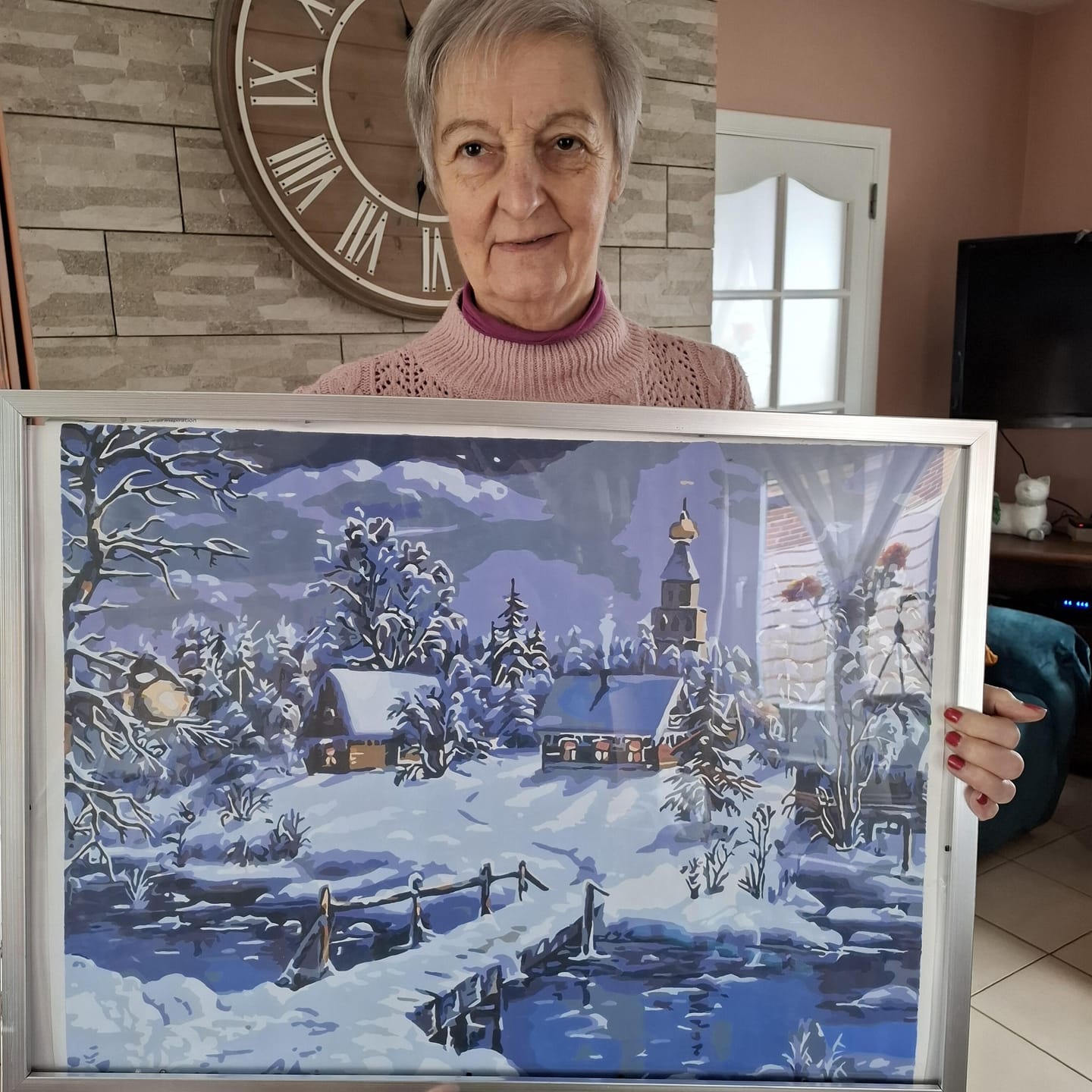 Customer photo review of Paysage d'Hiver