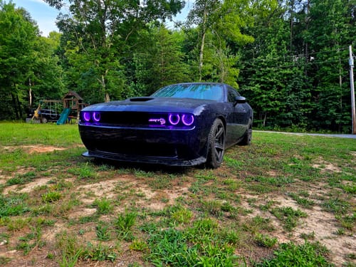 Customer photo review of Dodge Challenger Multicolor Halo Kit (2015-2024)