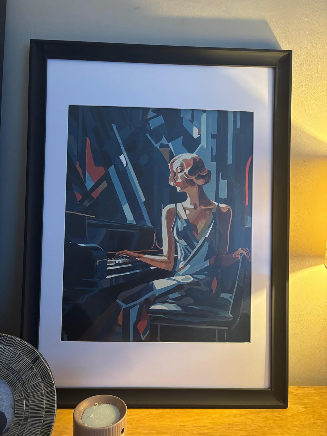 Customer photo review of Femme au Piano Art Déco