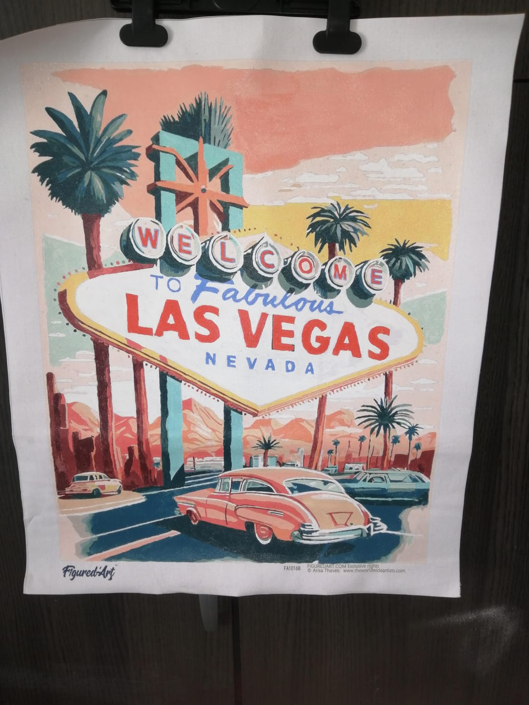 Customer photo review of Affiche Vintage Las Vegas
