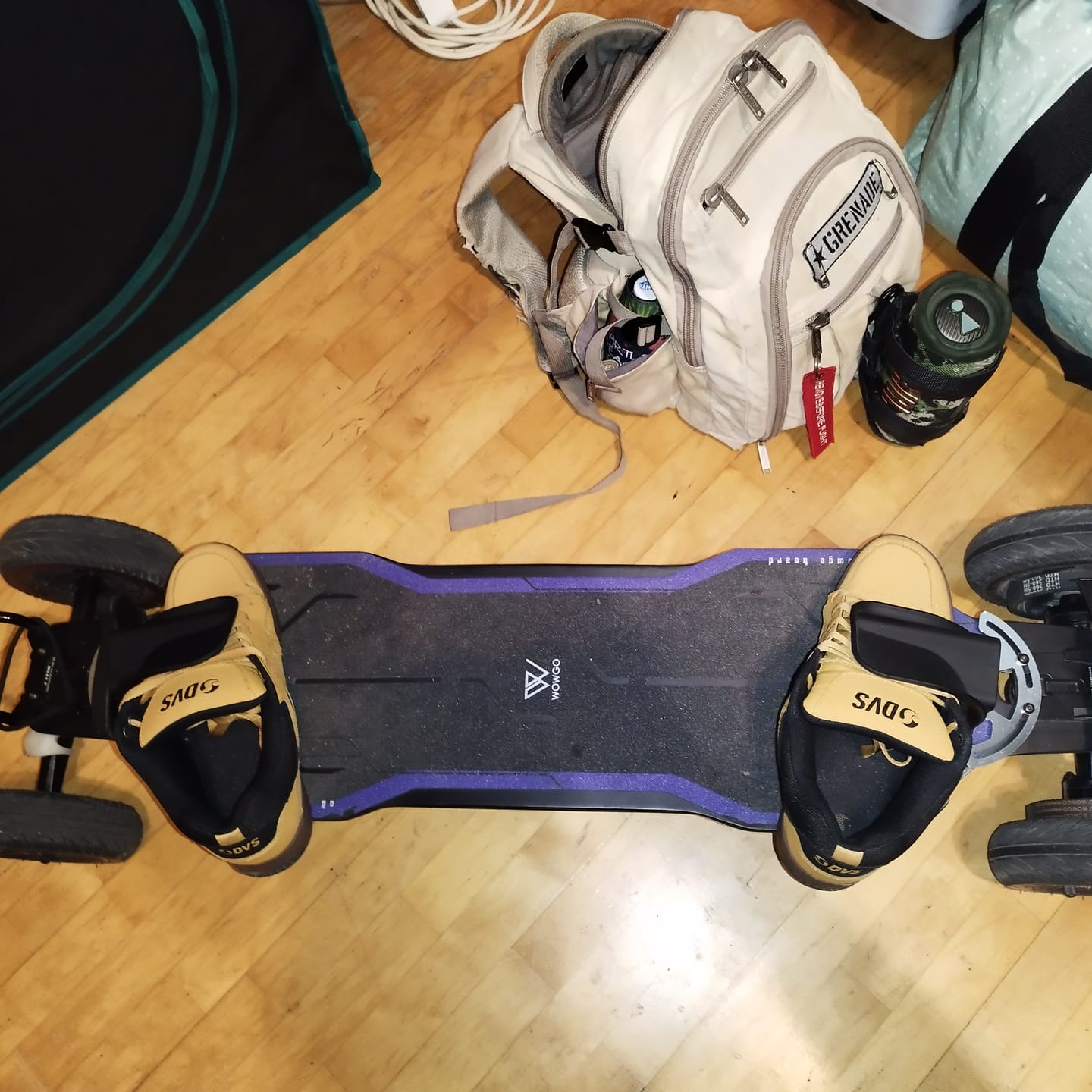 Customer photo review of Exway Electric Skateboard Footrest