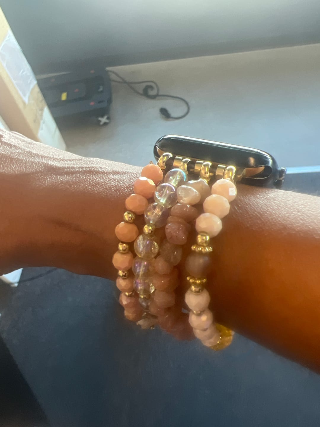 Customer photo review of Sunstone Serenity Apple Watch Strap