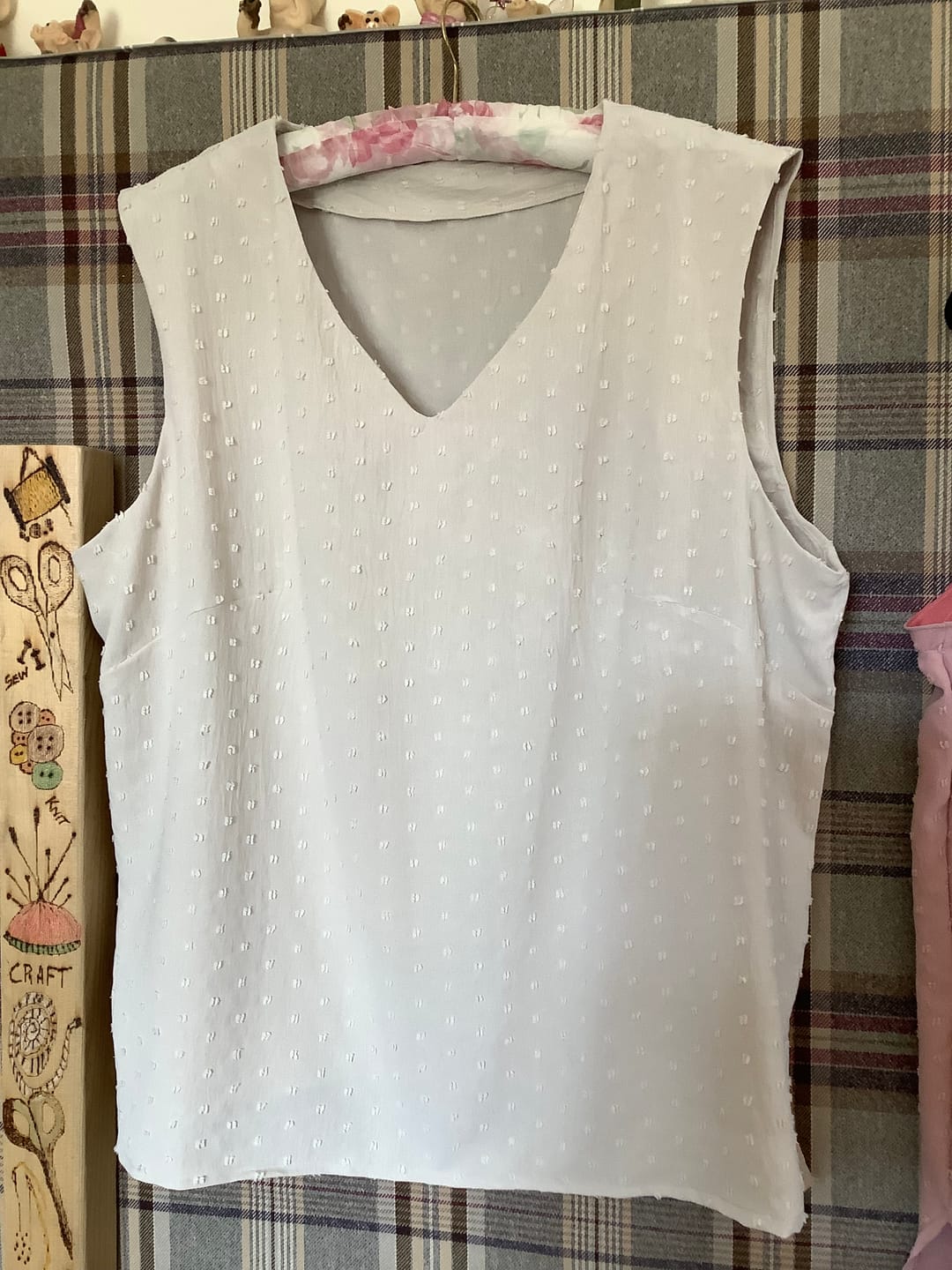 Customer photo review of Special Offer Dobby Spot Polyester Fabric