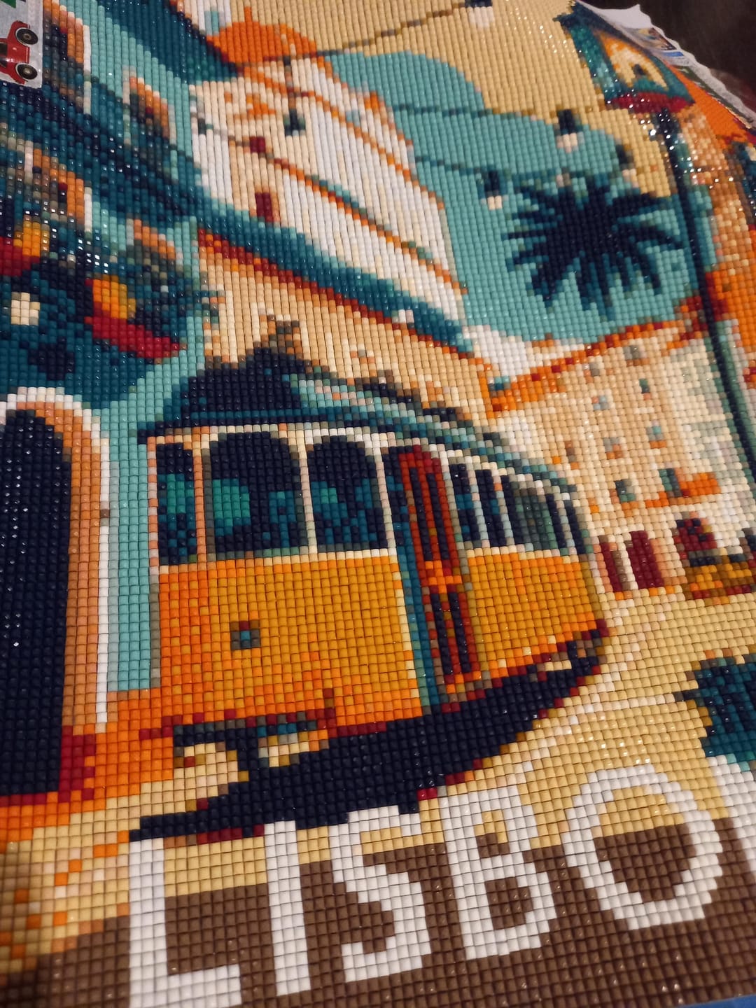 Customer photo review of Broderie Diamant - Affiche Poster Lisbonne