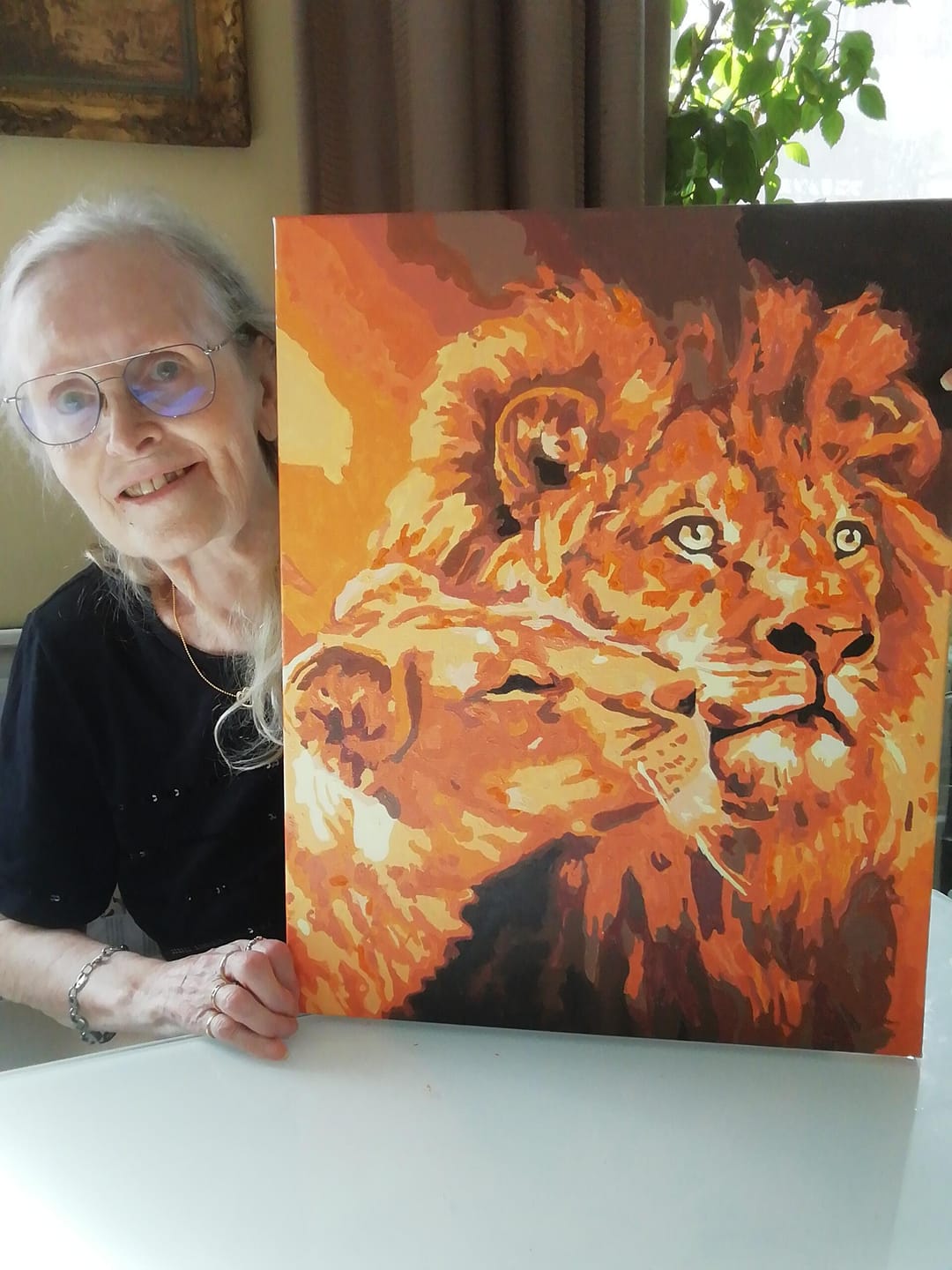 Customer photo review of Couple Lion et Lionne