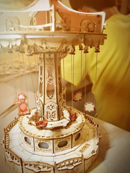 Customer photo review of Puzzle 3D Manège à chaises volantes