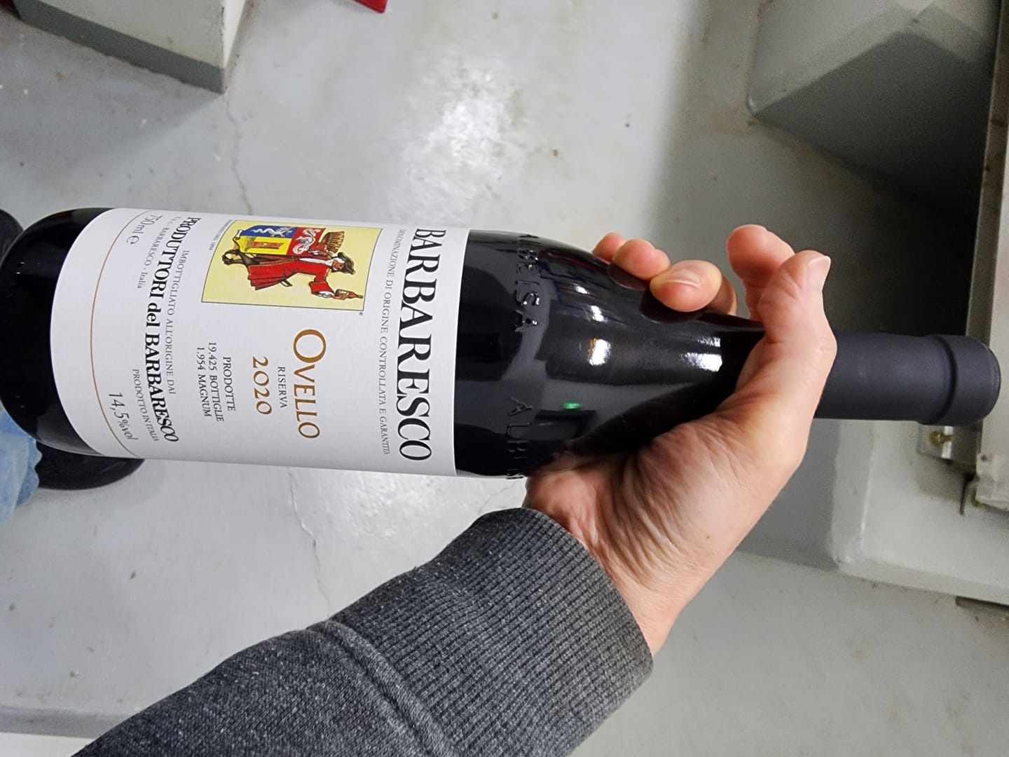 Customer photo review of Produttori del Barbaresco Riserva Ovello 2020