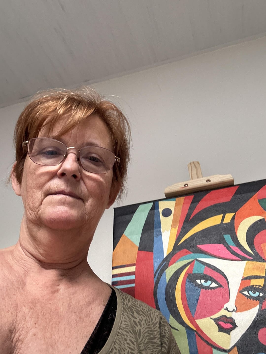 Customer photo review of Femme abstraite style Picasso