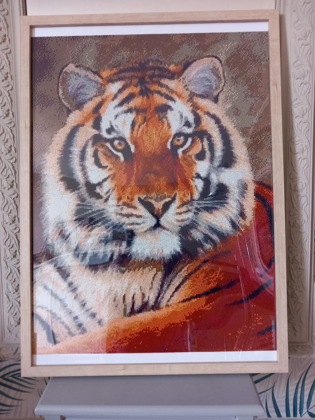 Customer photo review of Broderie Diamant - Regard de Tigre
