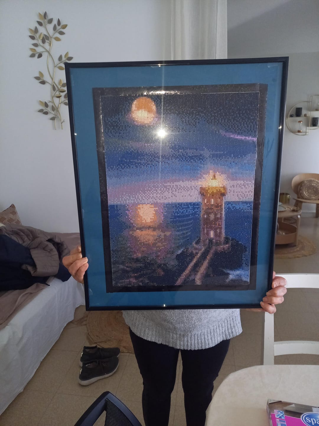 Customer photo review of Broderie Diamant - Phare de Nuit