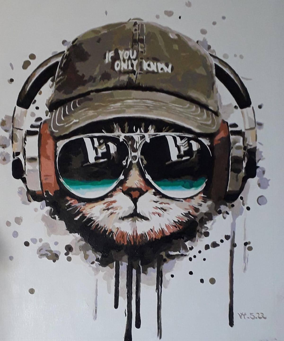 Customer photo review of Chat reste cool