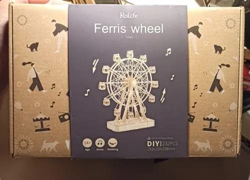 Customer photo review of Puzzle 3D Boîte à musique Grande roue