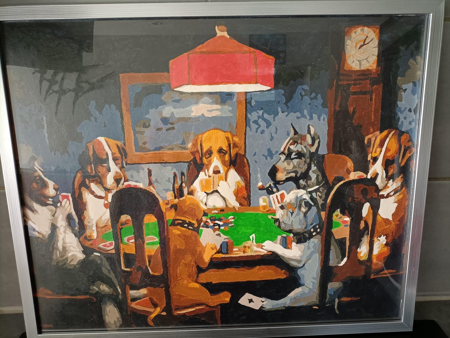 Customer photo review of Les Chiens jouent au Poker