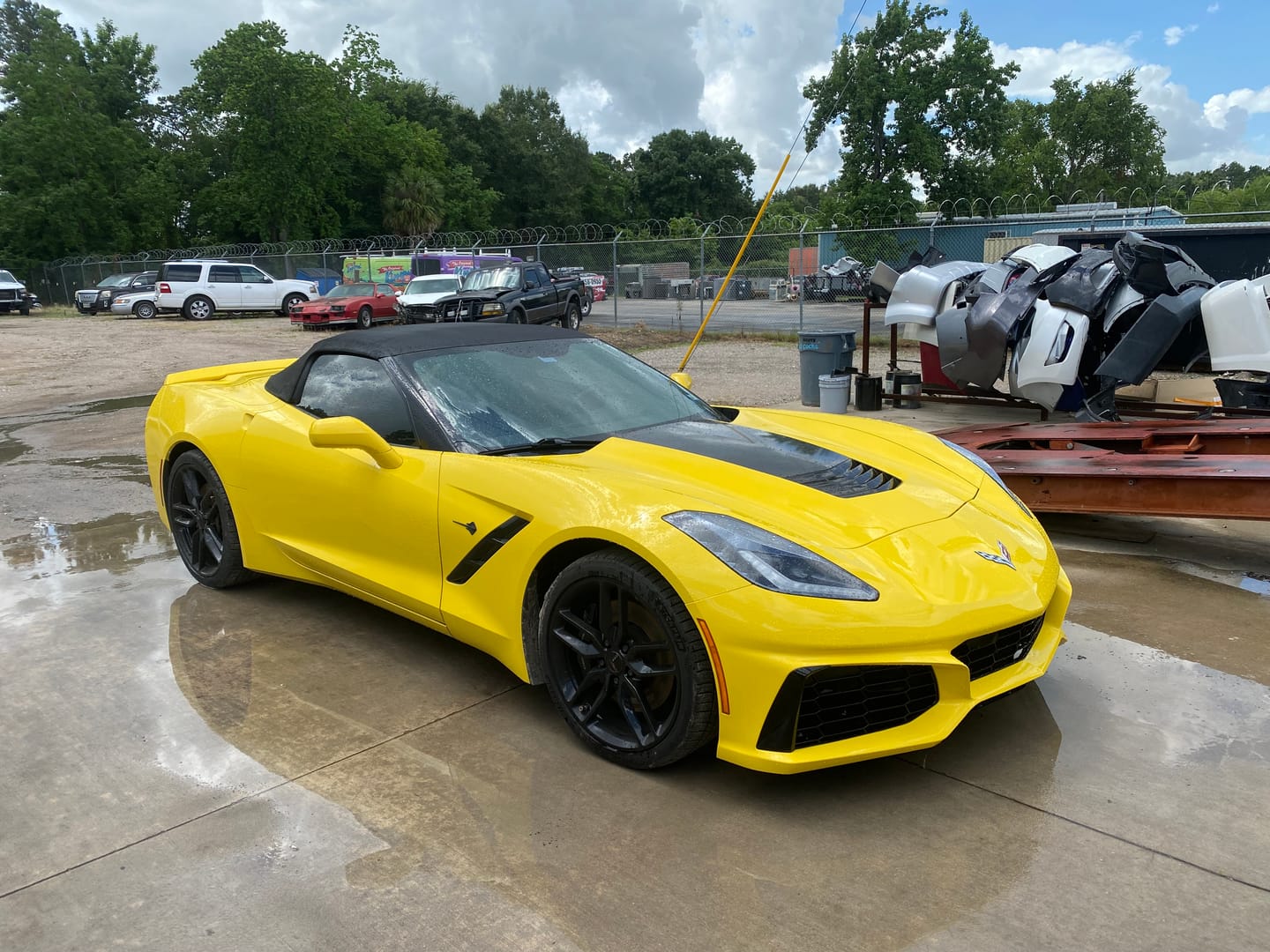 Customer photo review of Corvette C7 ZR1 Conversion Front Bumper Kit
