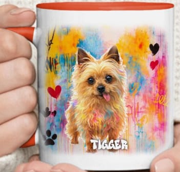 Customer photo review of Graffiti - Personalized Mug