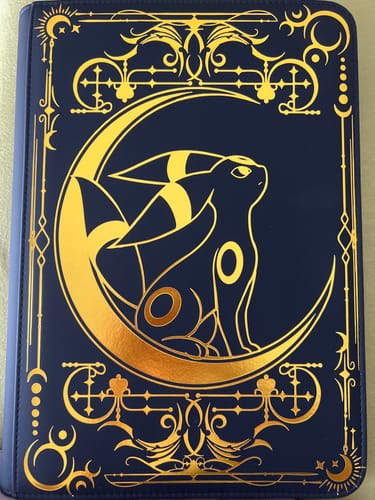 Customer photo review of Lunar Shadow 9-Pocket Trading Card Binder