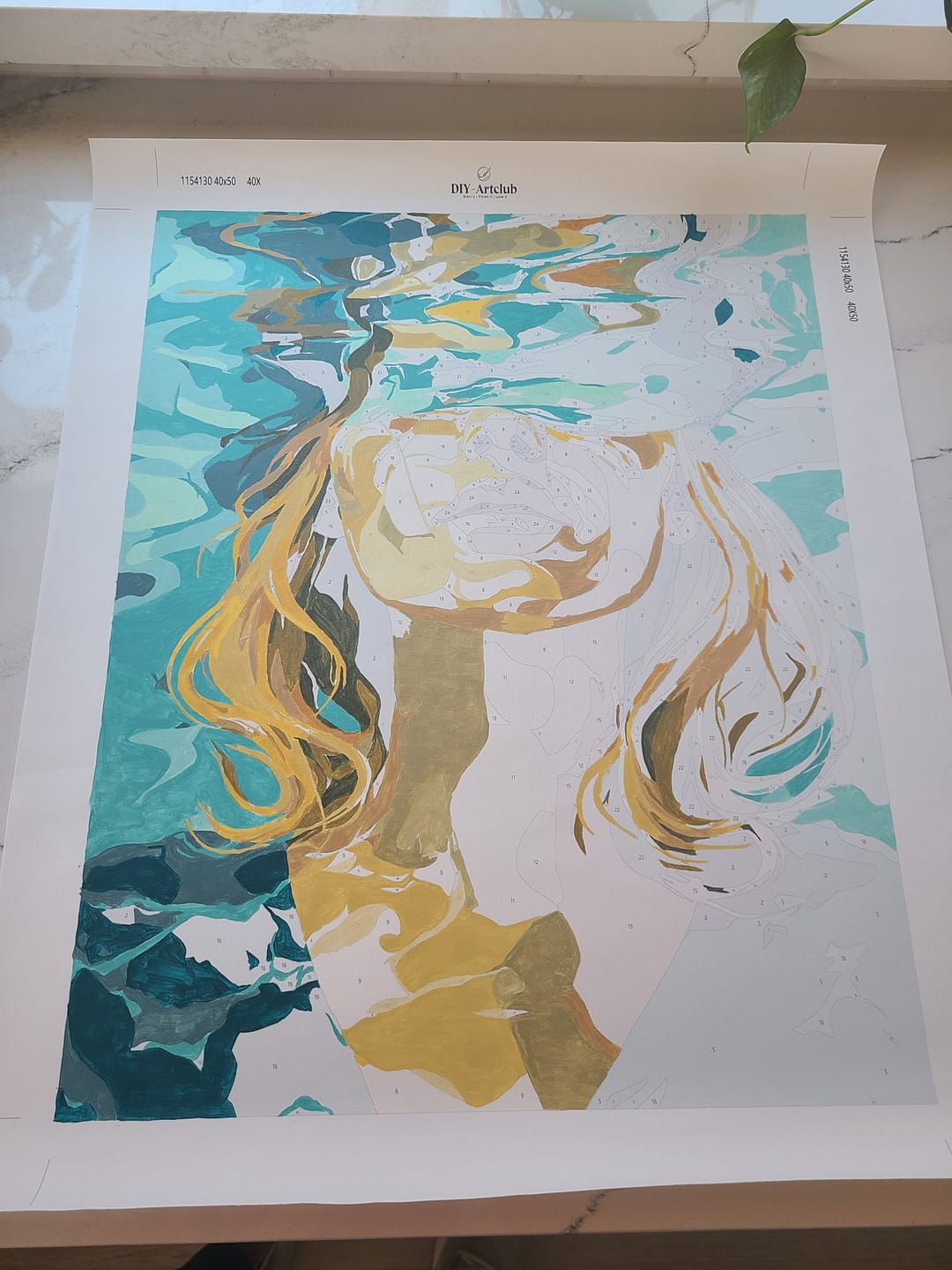 Customer photo review of Under Pt. 2 | Paint by Number
