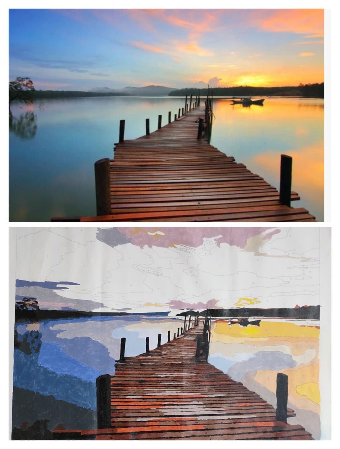Customer photo review of Chemin sur l'eau