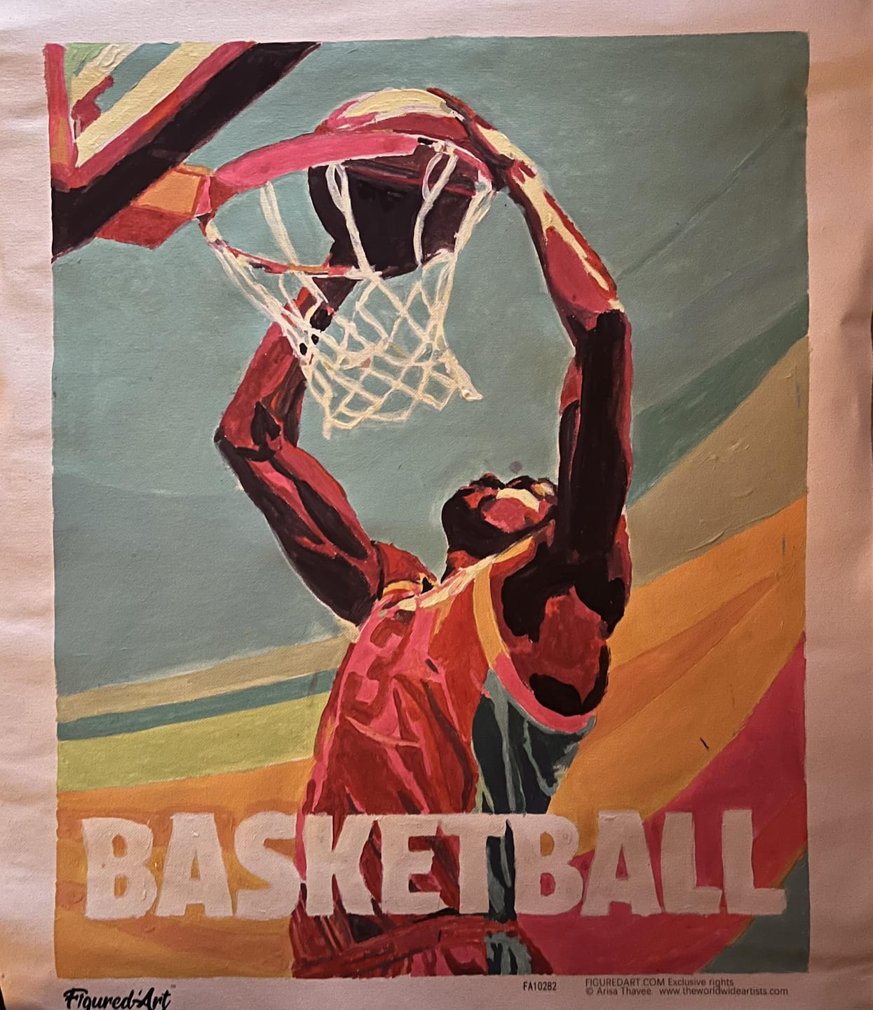 Customer photo review of Affiche sportive Basket