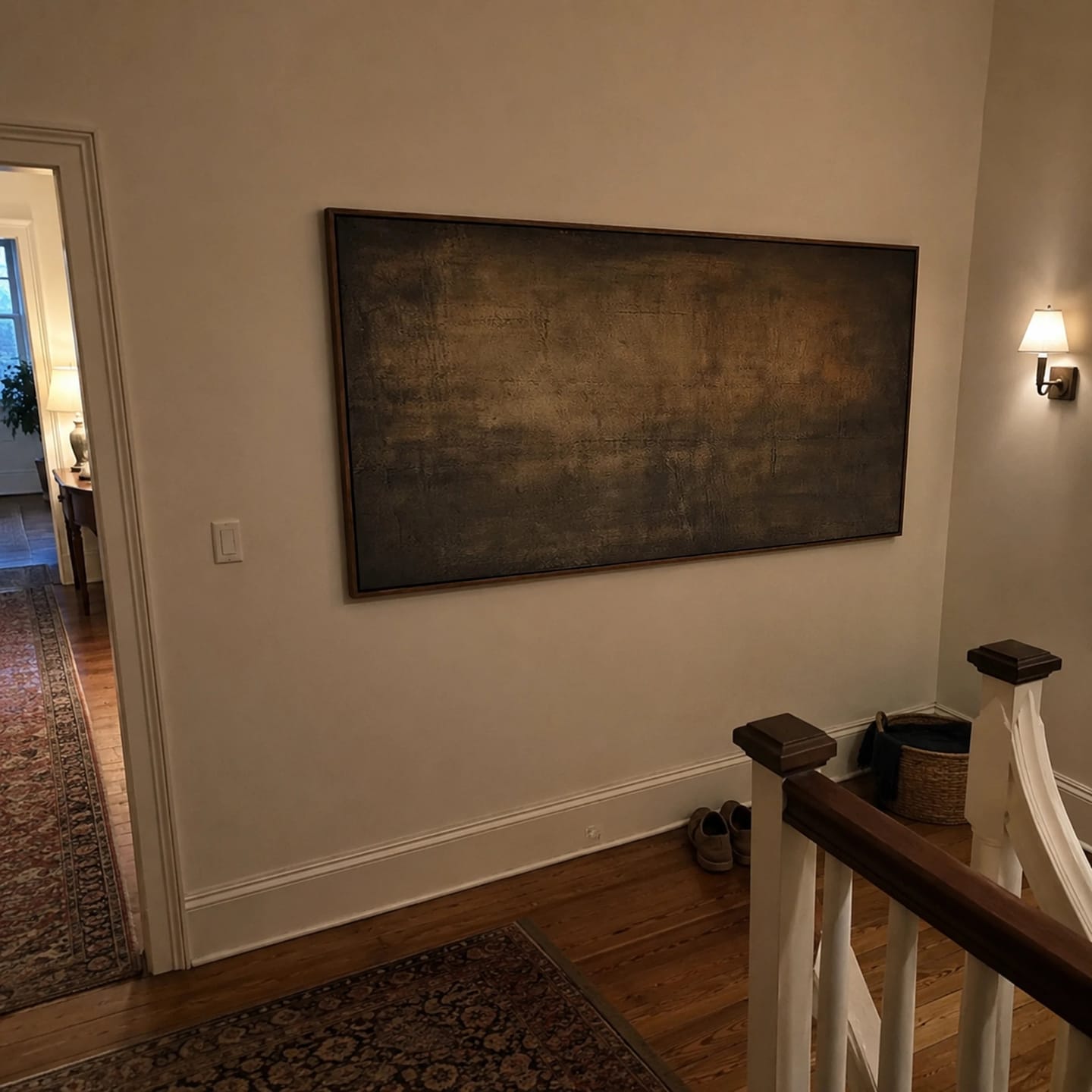 Customer photo review of Japandi Wall Art ｜ Umber-Mural-Abrasion