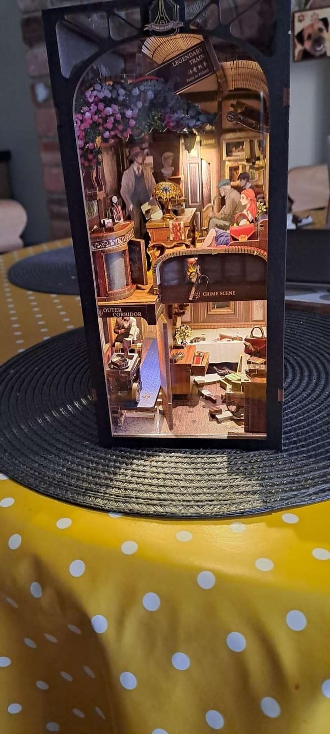 Customer photo review of Book Nook - Mystère dans le Train