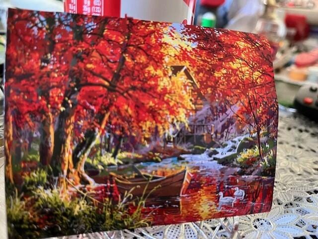 Customer photo review of Rivière d'Automne et barque