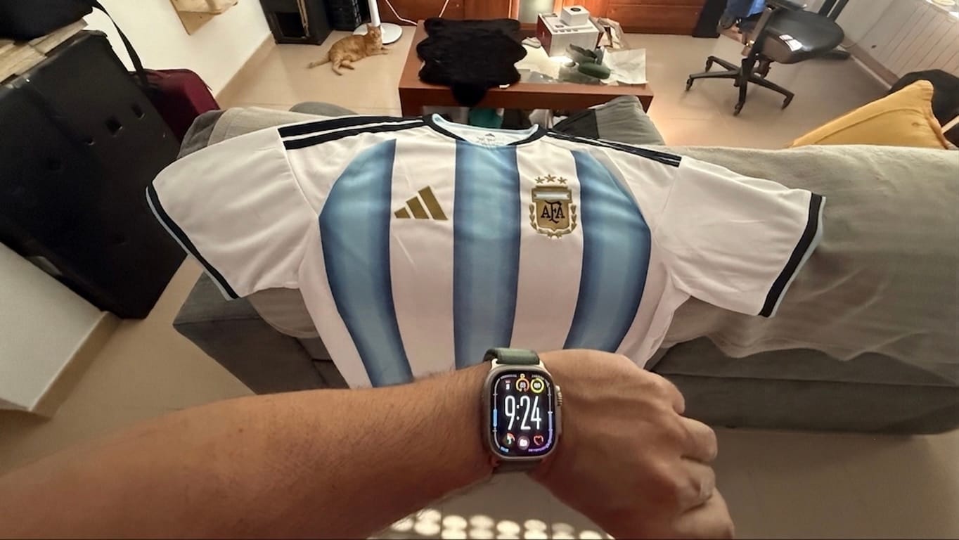 Customer photo review of CAMISETA MUNDIAL ARGENTINA HOME 2026/27 PERSONALIZACIÓN MESSI