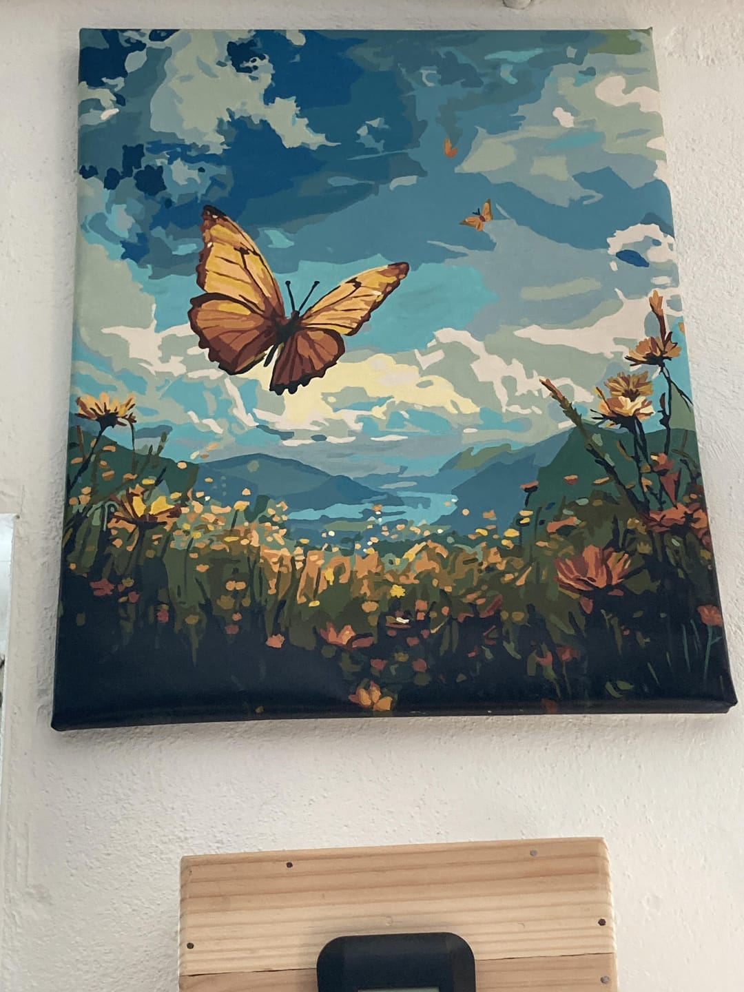 Customer photo review of Papillon cuivré sous un Ciel bleu