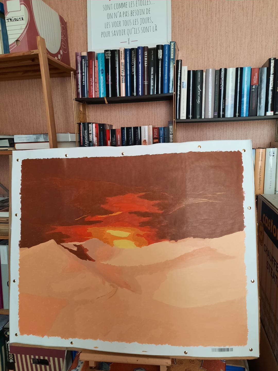 Customer photo review of Crépuscule dans le Désert