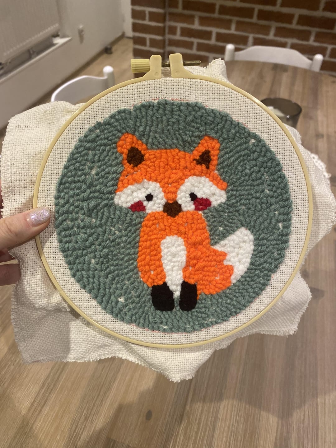 Customer photo review of Punch Needle Renard