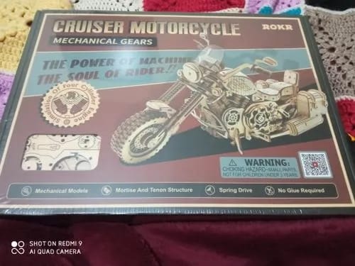 Customer photo review of Puzzle 3D Moto de type cruiser