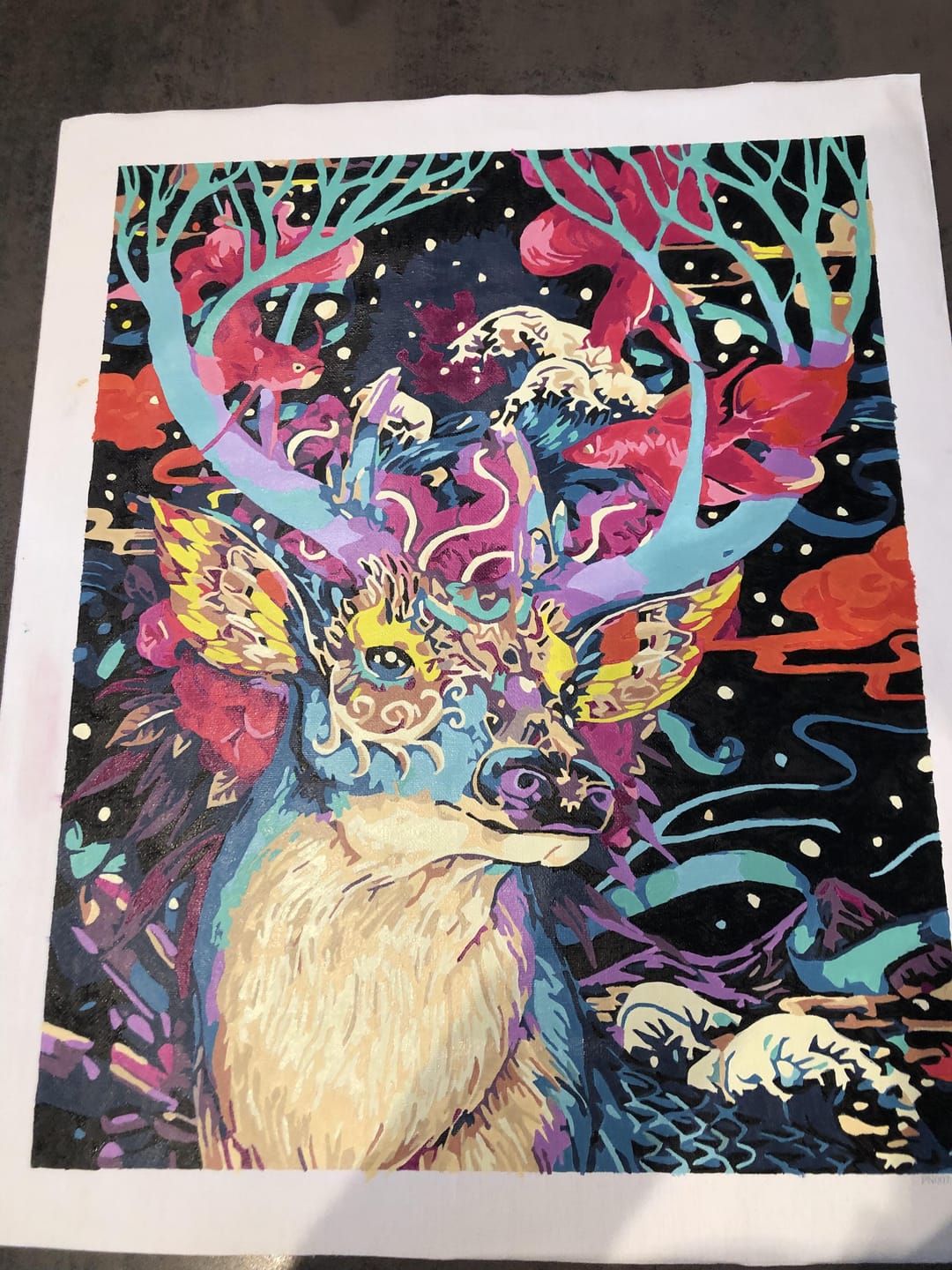 Customer photo review of Renne de Noël Moderne