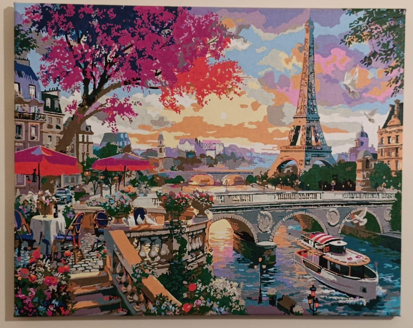 Customer photo review of Diner en bords de Seine