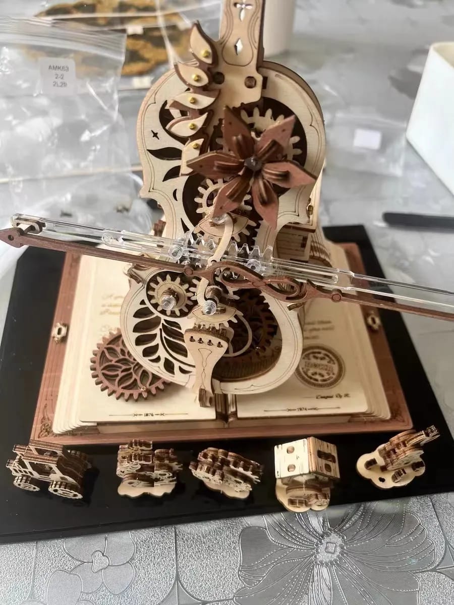 Customer photo review of Puzzle 3D Violoncelle magique