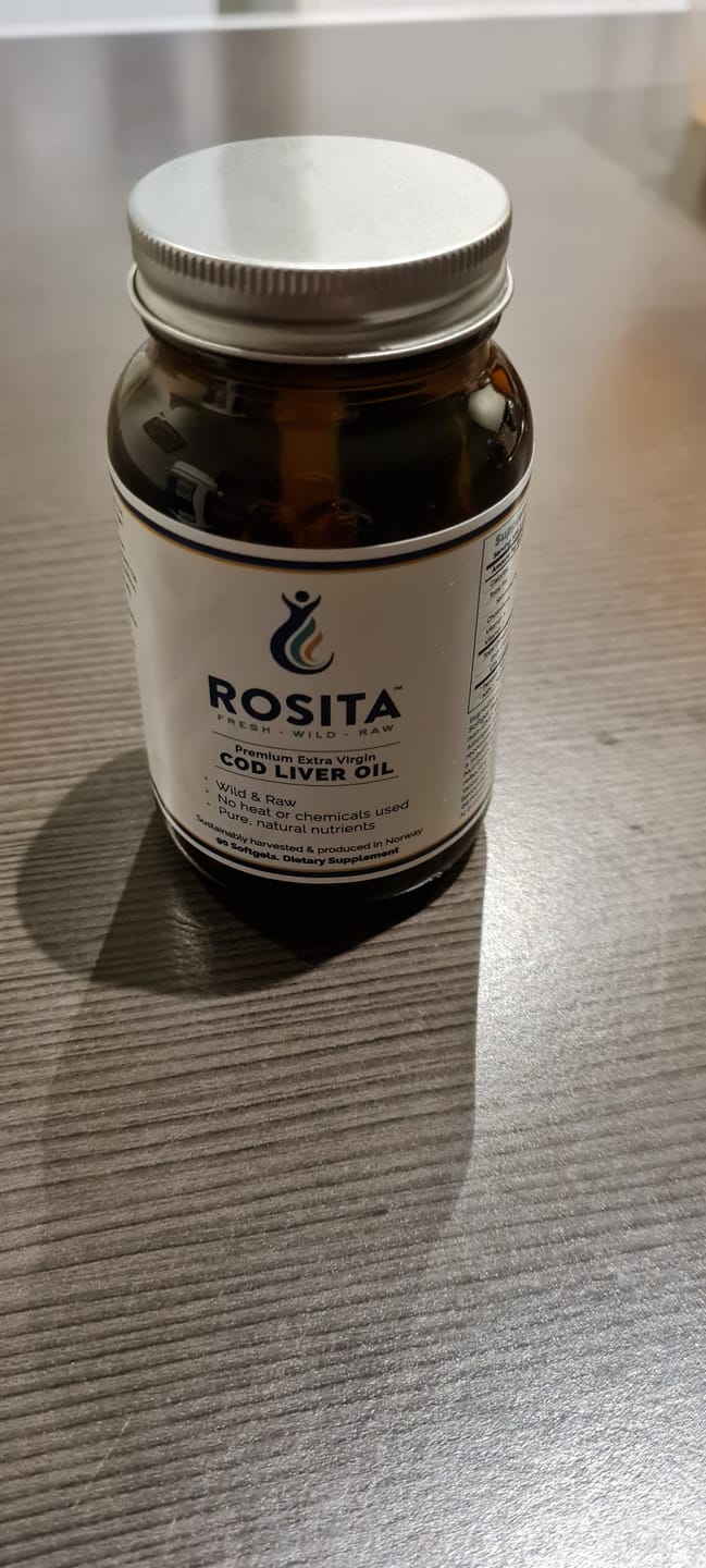 Customer photo review of Rosita Extra Virgin Cod Liver Oil 90 Softgels