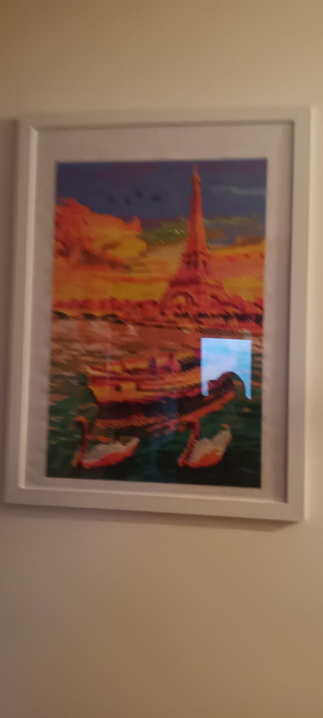 Customer photo review of Broderie Diamant - Le Mont Saint Michel