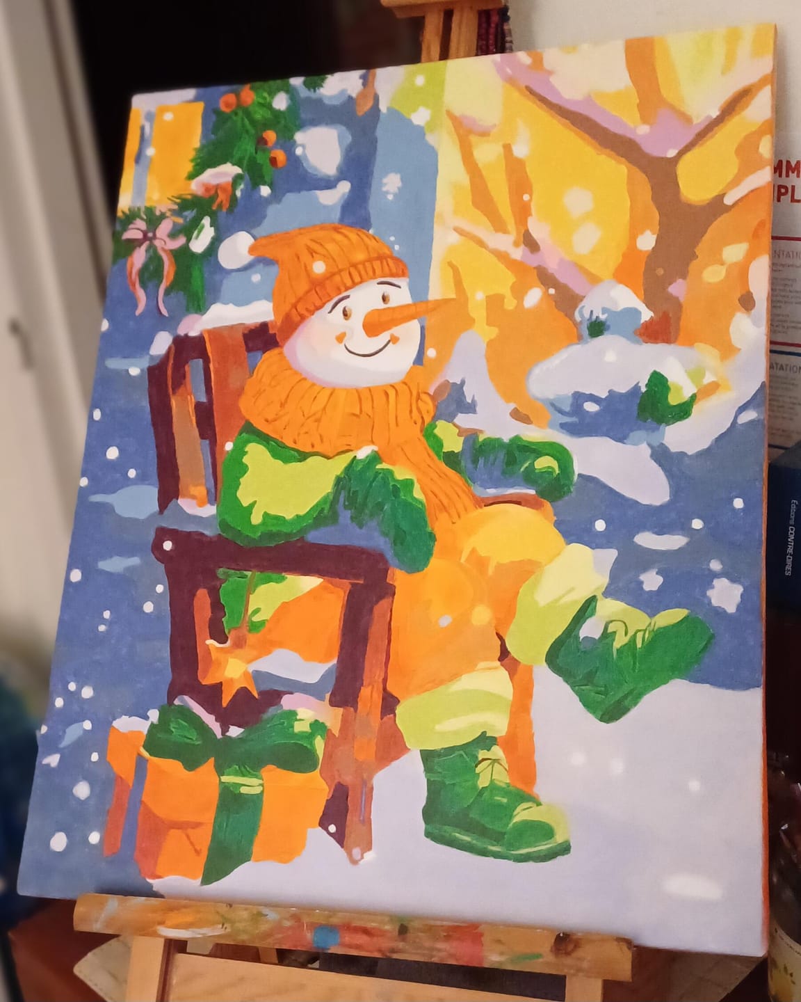 Customer photo review of Bonhomme de Neige Détendu