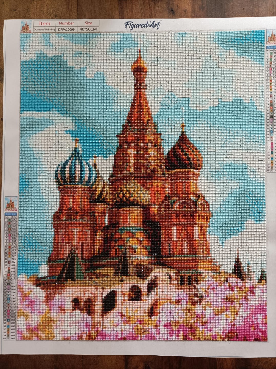 Customer photo review of Broderie Diamant - Cathédrale St Basil