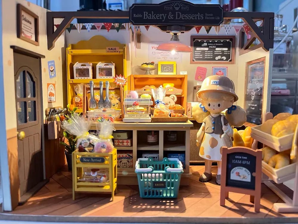 Customer photo review of Maison miniature La Maison de Pâtisserie de Becka