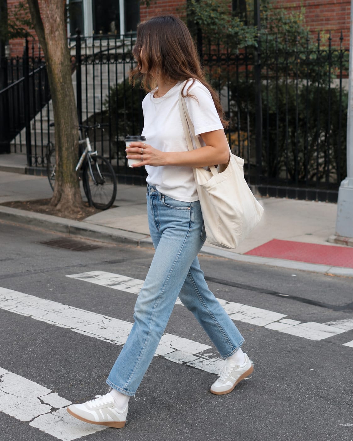 Customer photo review of LUCKY STEP Classic Retro Gum Sole Sneakers