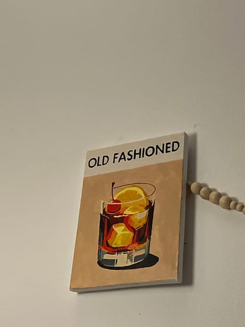 Customer photo review of Mini Peinture par numéros 15x20cm (6 pièces) - Série Art Mixologie de Bar Moderne 1