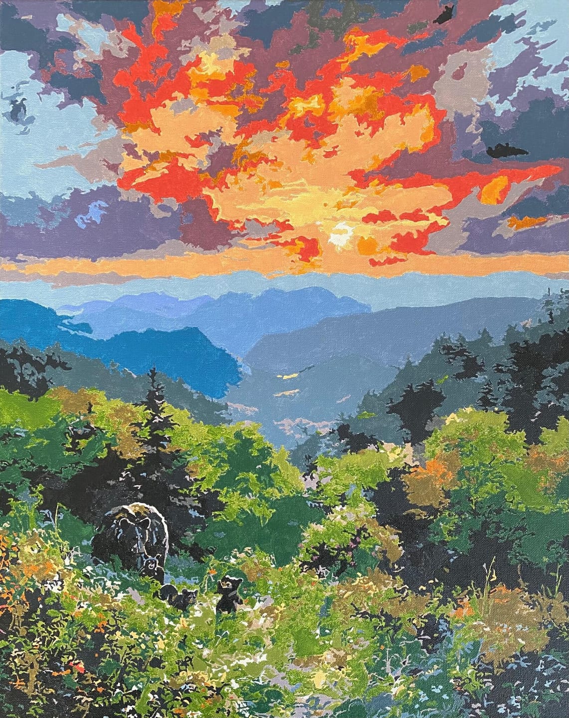 Customer photo review of Ours et coucher de soleil